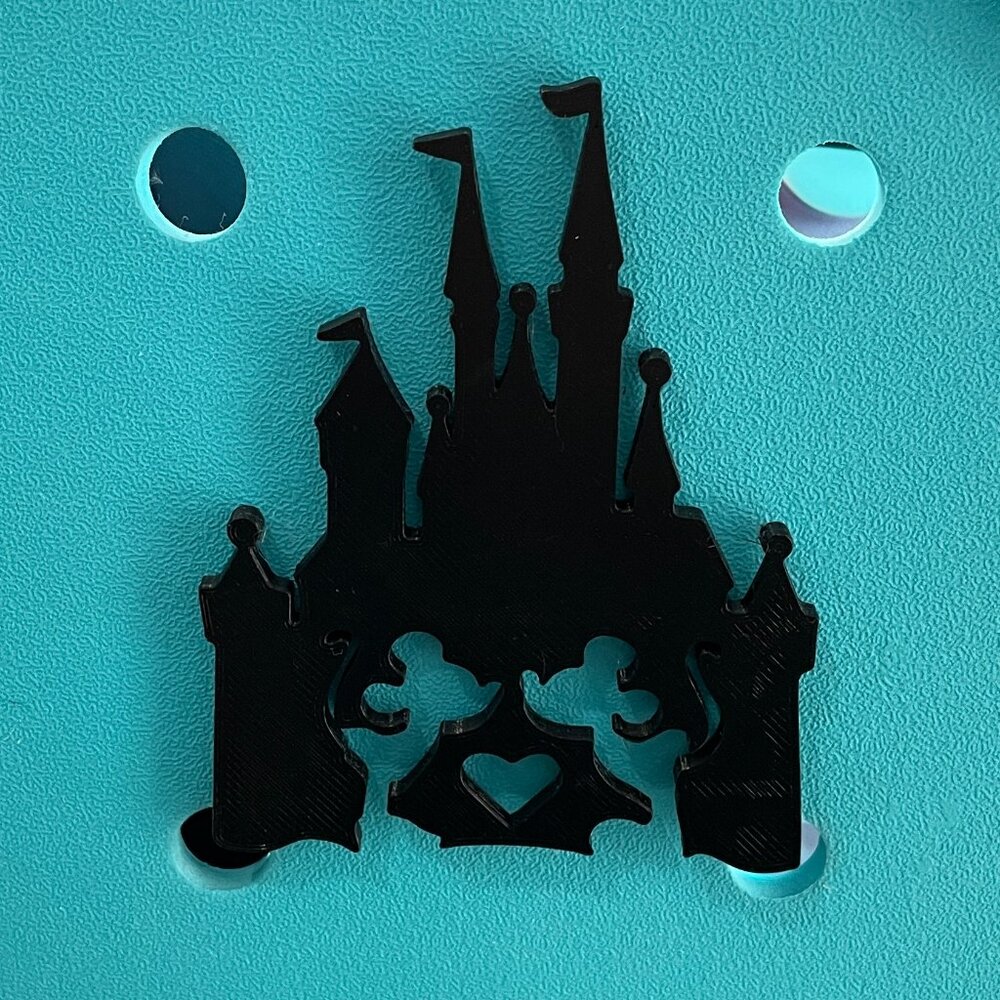 Mickey & Minnie Mouse Castle Bogg Charm-Disney Bogg Charm-New! - Picture 2 of 2